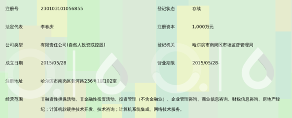 黑龙江晟贯祺非融资性担保 专注服务，稳健护航