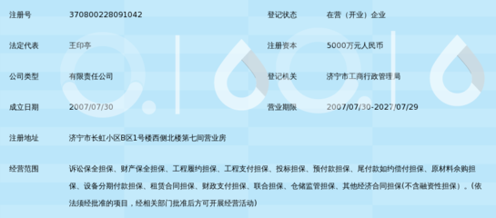济宁市瑞邦非融资性担保公司 专注非融资担保服务，助力地方经济发展